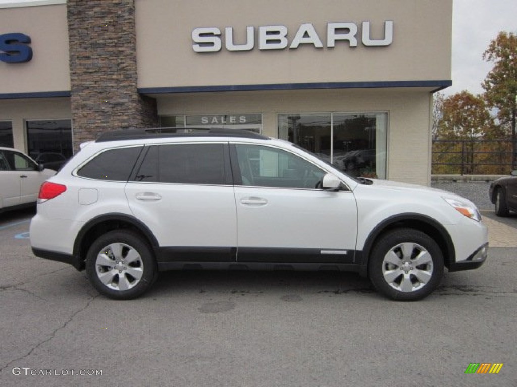 Satin White Pearl 2012 Subaru Outback 2.5i Premium Exterior Photo #55817878