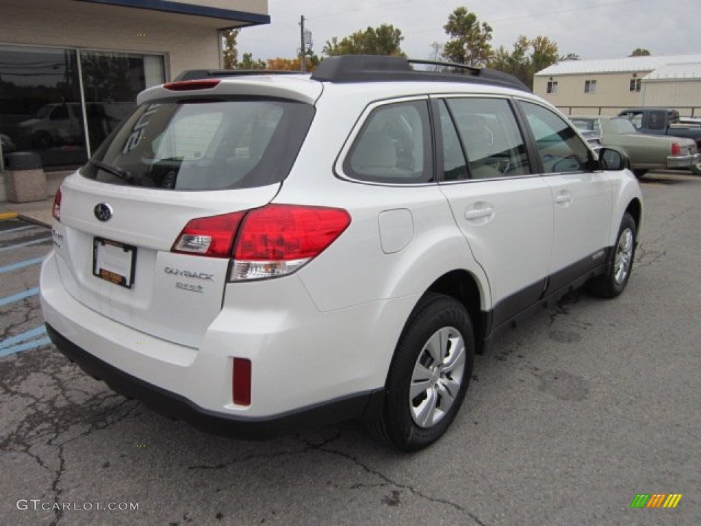 2012 Outback 2.5i - Satin White Pearl / Warm Ivory photo #6