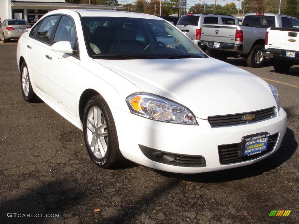 2011 Impala LTZ - Summit White / Gray photo #3