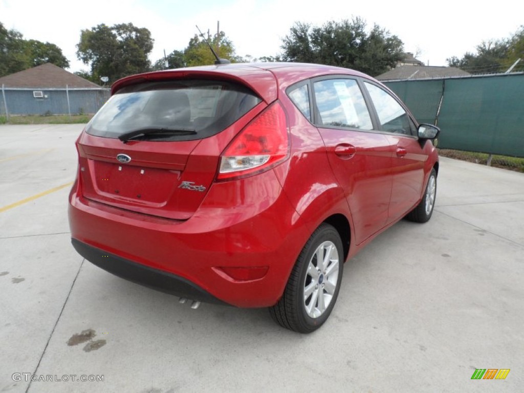 Red Candy Metallic 2012 Ford Fiesta SE Hatchback Exterior Photo #55818261