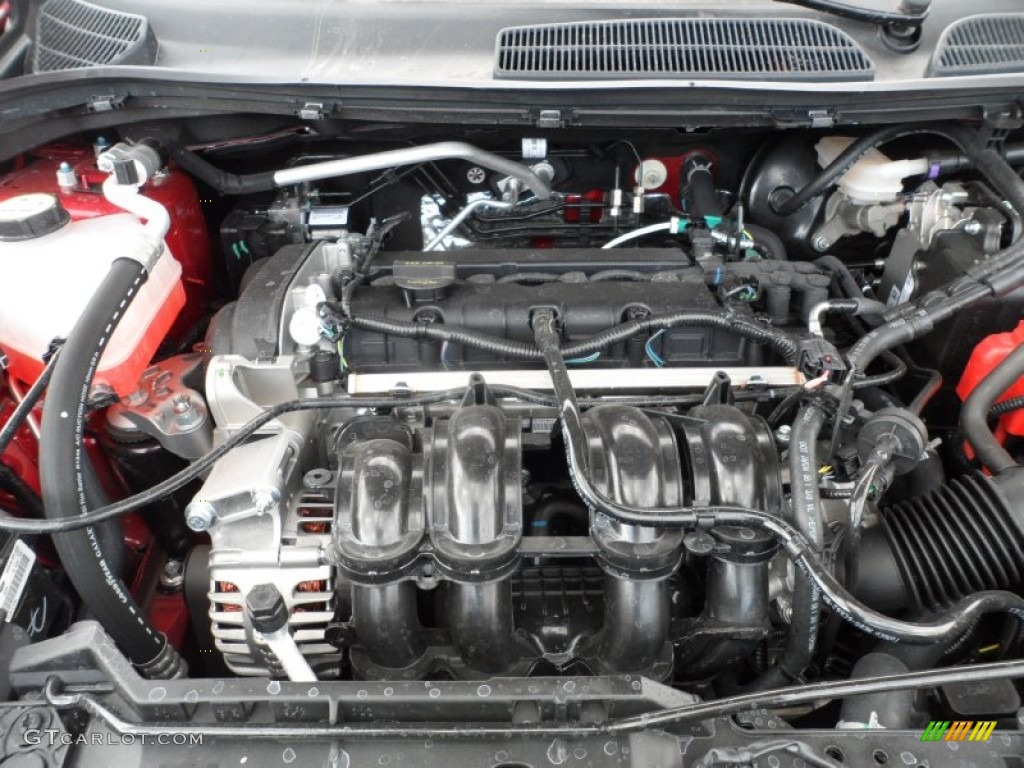 2012 Ford Fiesta SE Hatchback 1.6 Liter DOHC 16-Valve Ti-VCT Duratec 4 Cylinder Engine Photo #55818392