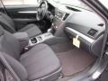 Off Black 2012 Subaru Outback 2.5i Premium Interior Color