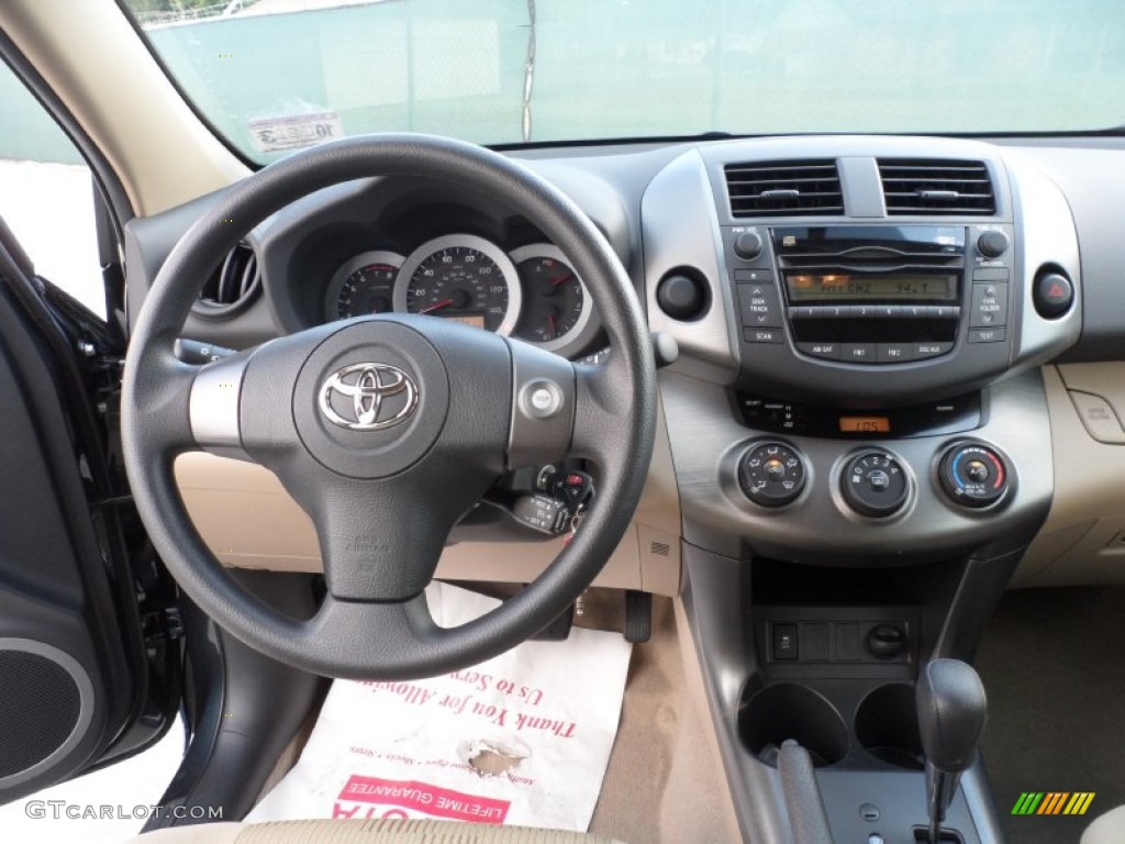 2011 RAV4 I4 - Black Forest Metallic / Sand Beige photo #26