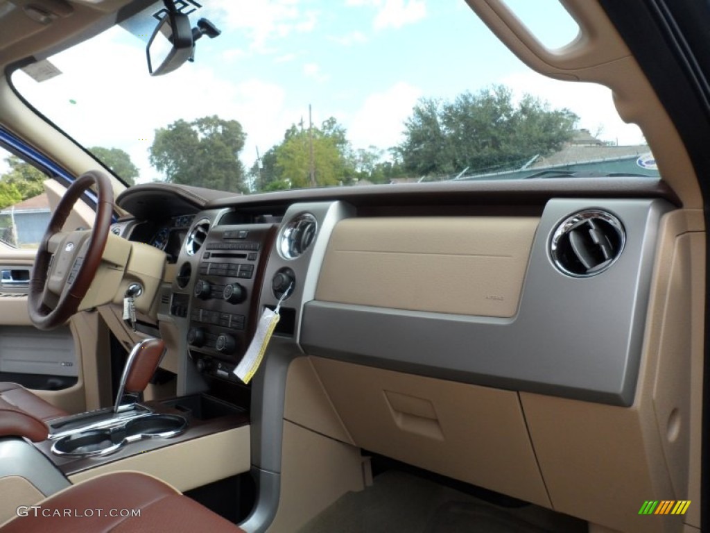 2011 F150 King Ranch SuperCrew - Dark Blue Pearl Metallic / Chaparral Leather photo #19