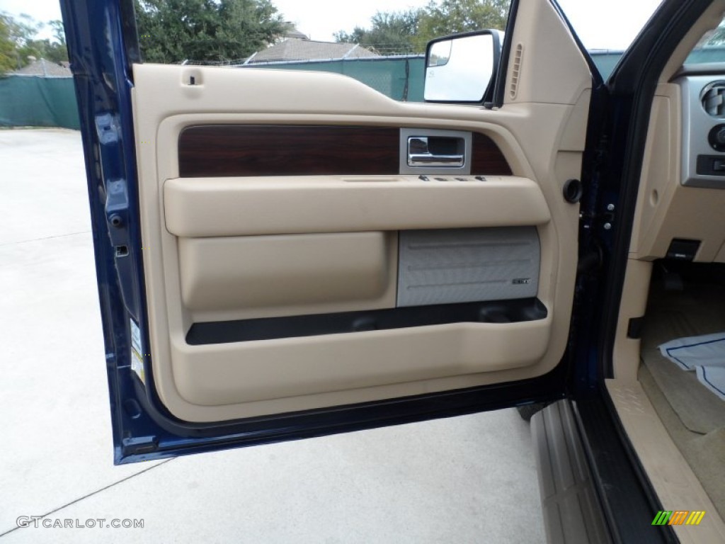 2011 F150 King Ranch SuperCrew - Dark Blue Pearl Metallic / Chaparral Leather photo #23