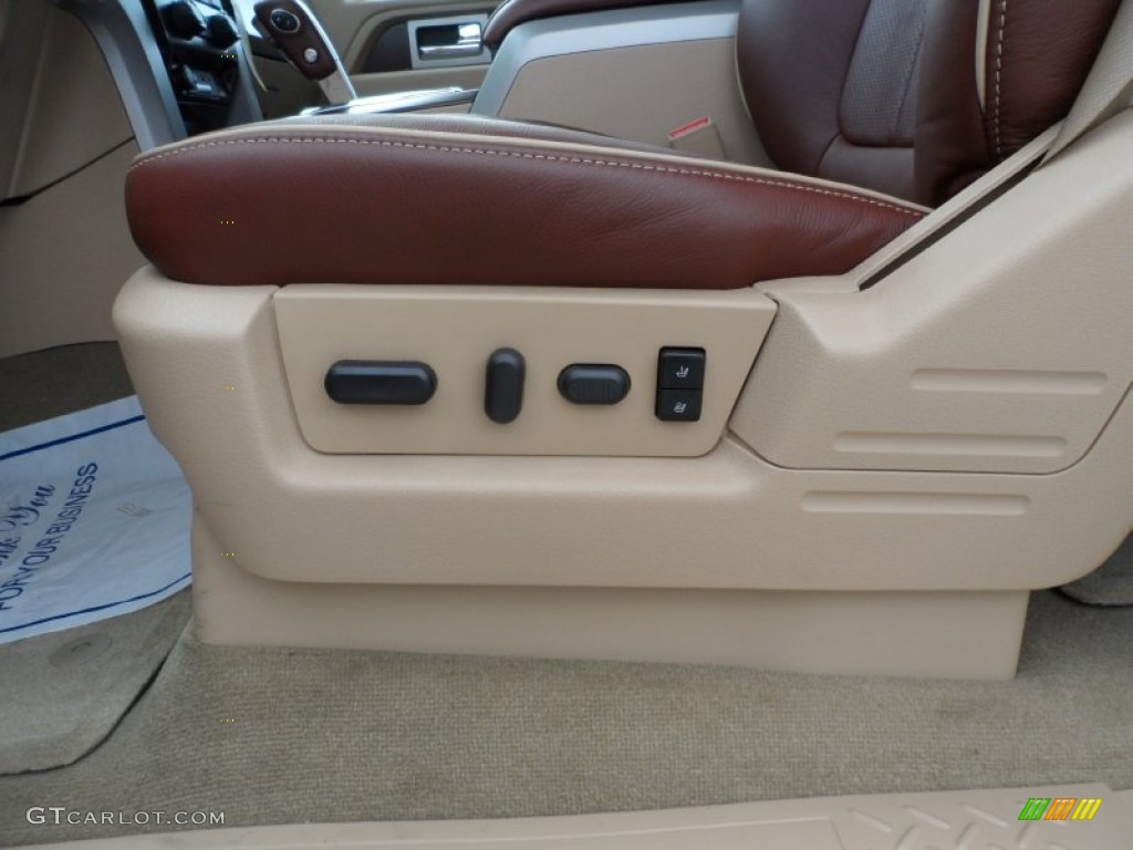 2011 F150 King Ranch SuperCrew - Dark Blue Pearl Metallic / Chaparral Leather photo #26