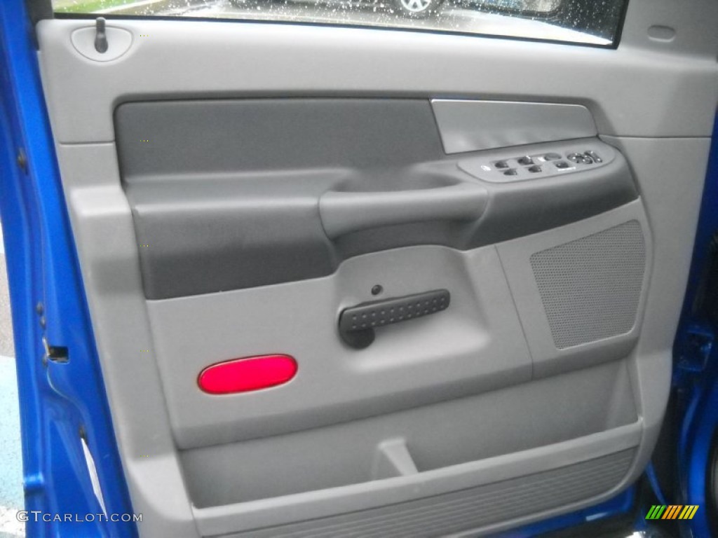 2007 Ram 1500 Big Horn Edition Quad Cab 4x4 - Electric Blue Pearl / Medium Slate Gray photo #8