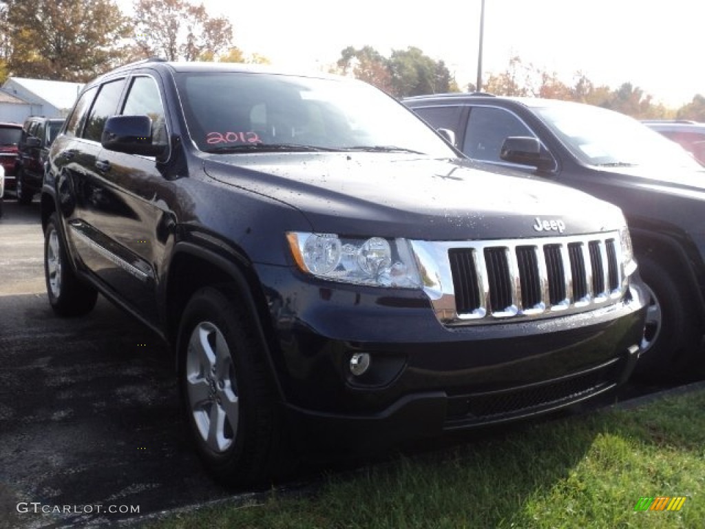 2012 Grand Cherokee Laredo X Package 4x4 - True Blue Pearl / Black photo #1