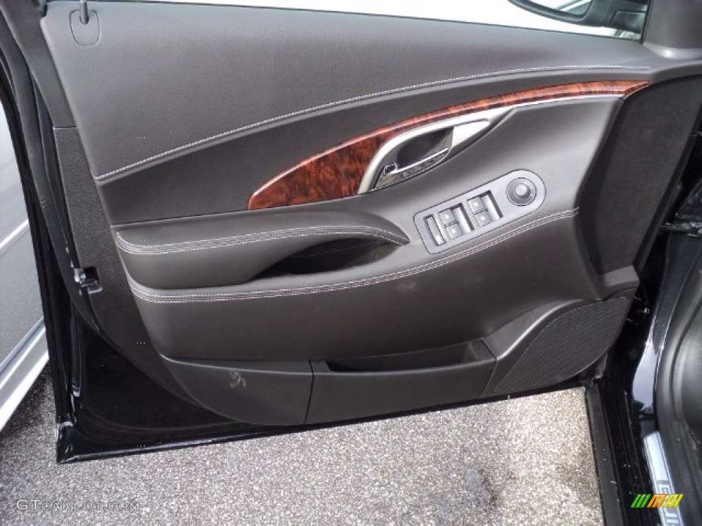 2012 Buick LaCrosse FWD Ebony Door Panel Photo #55821509