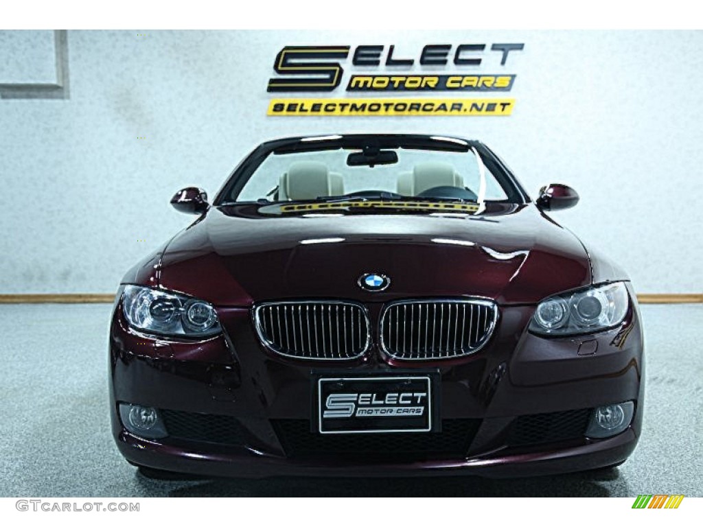 2008 3 Series 328i Convertible - Barbera Red Metallic / Cream Beige photo #3