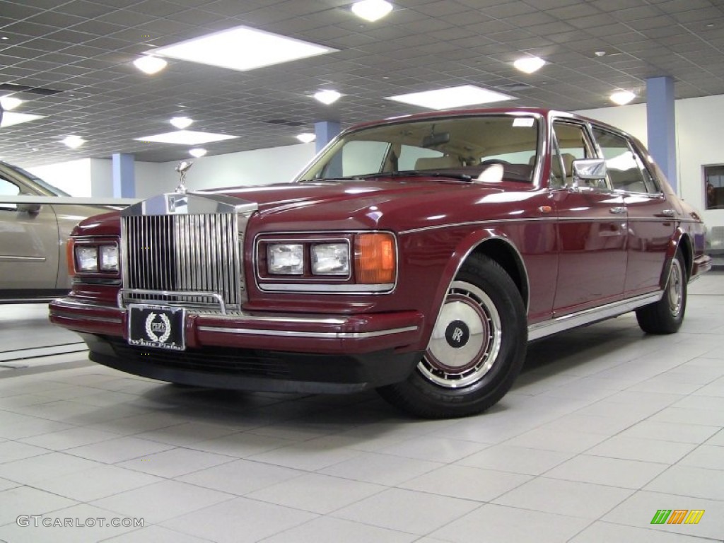 Claret Red Rolls-Royce Silver Spur