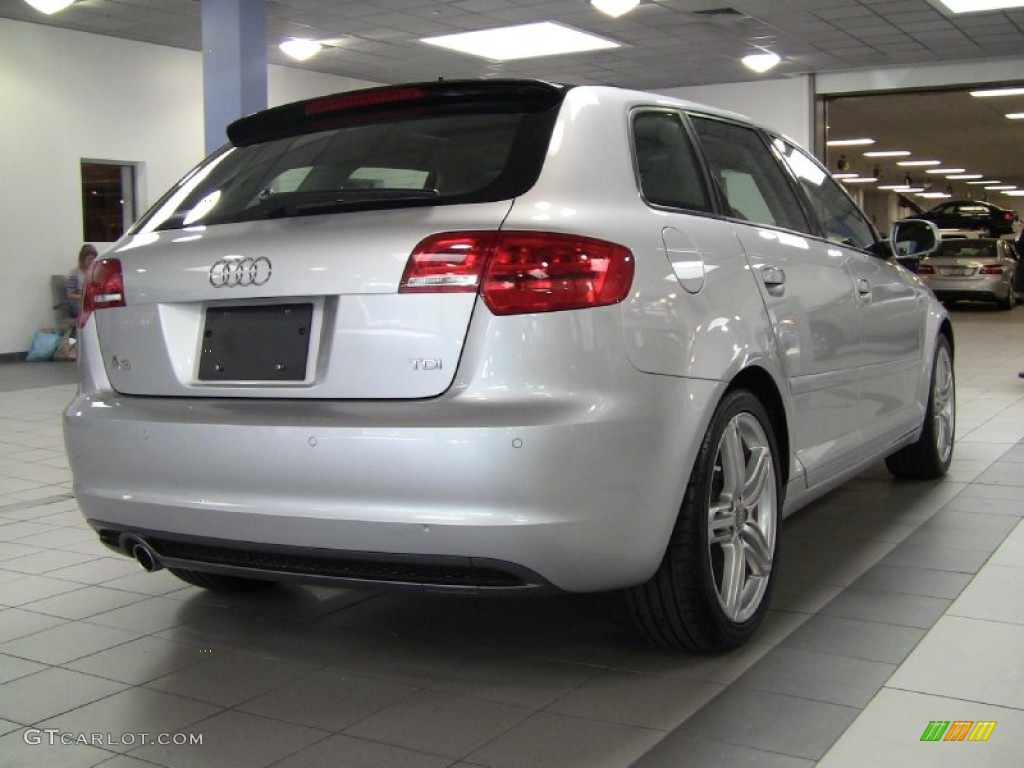 Ice Silver Metallic 2011 Audi A3 2.0 TDI Exterior Photo #55823288