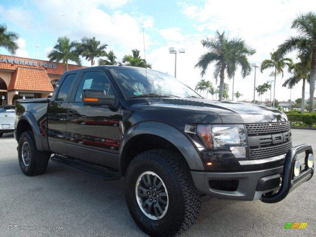 2010 F150 SVT Raptor SuperCab 4x4 - Tuxedo Black / Raptor Black photo #1
