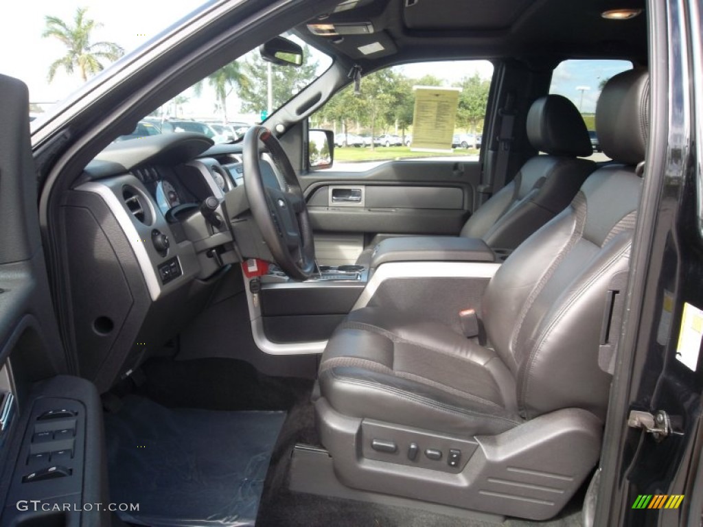 Raptor Black Interior 2010 Ford F150 SVT Raptor SuperCab 4x4 Photo #55823909