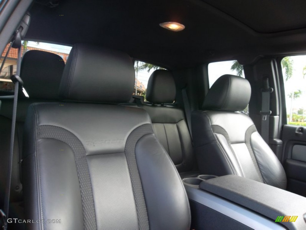 Raptor Black Interior 2010 Ford F150 SVT Raptor SuperCab 4x4 Photo #55823945