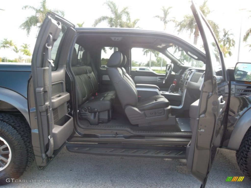 Raptor Black Interior 2010 Ford F150 SVT Raptor SuperCab 4x4 Photo #55823955