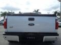 2010 White Platinum Metallic Tri-Coat Ford F350 Super Duty Lariat Crew Cab 4x4 Dually  photo #7