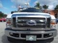 2010 White Platinum Metallic Tri-Coat Ford F350 Super Duty Lariat Crew Cab 4x4 Dually  photo #15