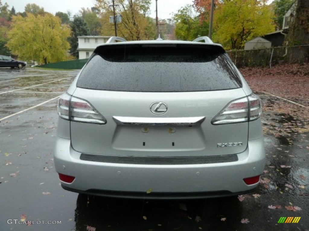 2012 RX 350 AWD - Tungsten Silver Metallic / Light Gray photo #3