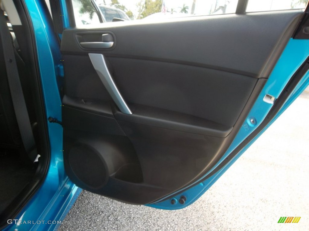 2011 Mazda MAZDA3 s Sport 5 Door Black Door Panel Photo #55824917
