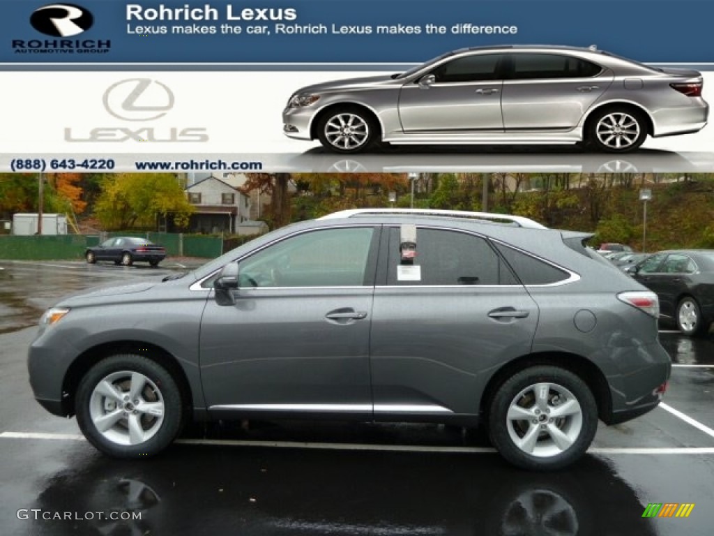 2012 RX 350 AWD - Nebula Gray Pearl / Black photo #1