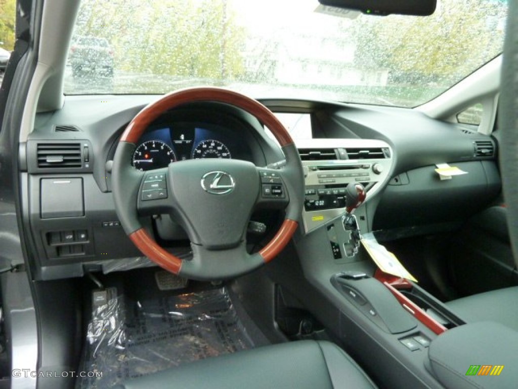 2012 Lexus RX 350 AWD Black Dashboard Photo #55825076