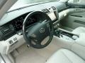 2012 Lexus LS Light Gray/Dark Gray Birds-Eye Maple Interior Dashboard Photo