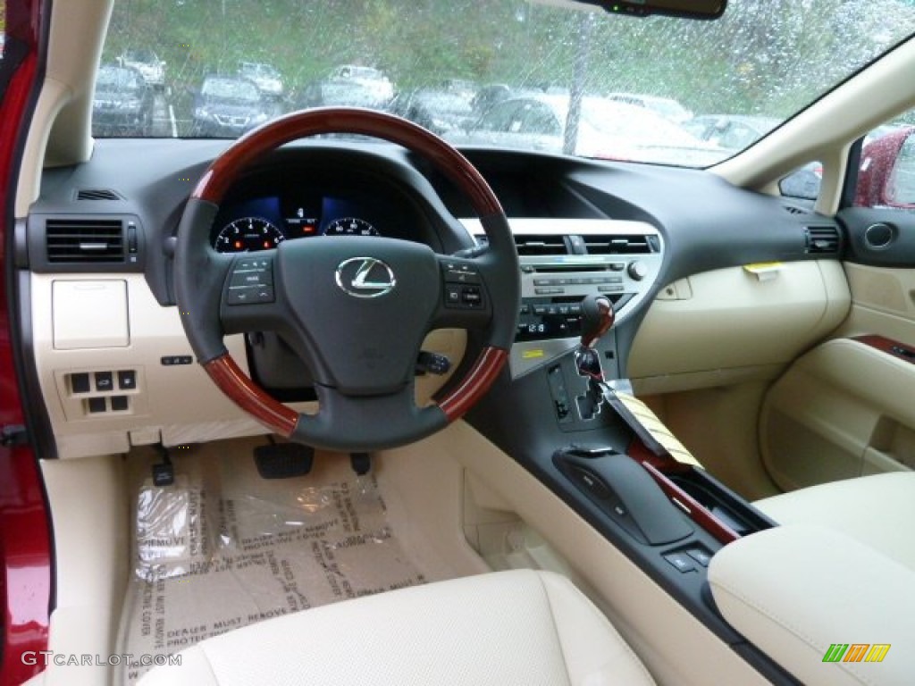 2012 Lexus RX 350 AWD Parchment Dashboard Photo #55825622