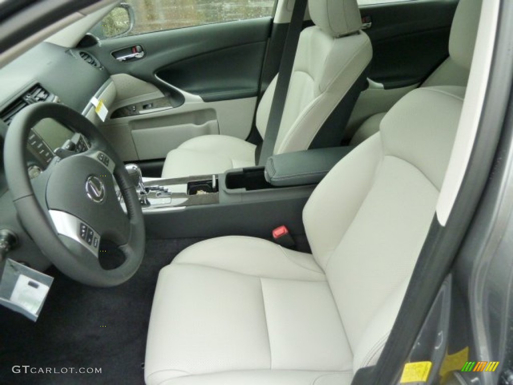 Light Gray Interior 2012 Lexus IS 250 AWD Photo #55825782