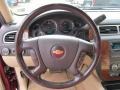 Ebony/Light Cashmere Steering Wheel Photo for 2007 Chevrolet Avalanche #55825814