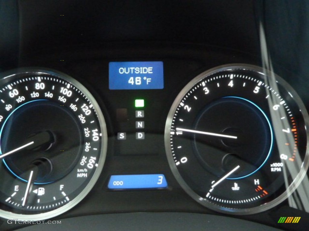 2012 Lexus IS 250 AWD Gauges Photo #55825864