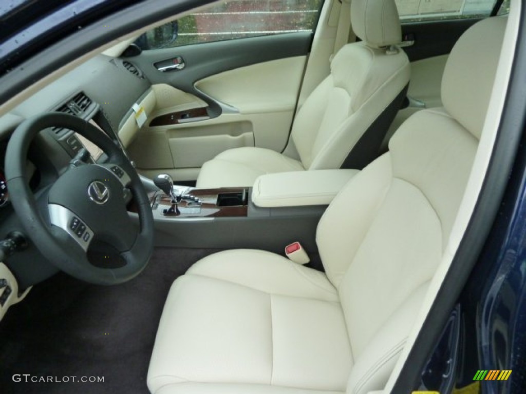 Ecru Interior 2012 Lexus IS 250 AWD Photo #55825967