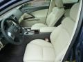 Ecru 2012 Lexus IS 250 AWD Interior Color