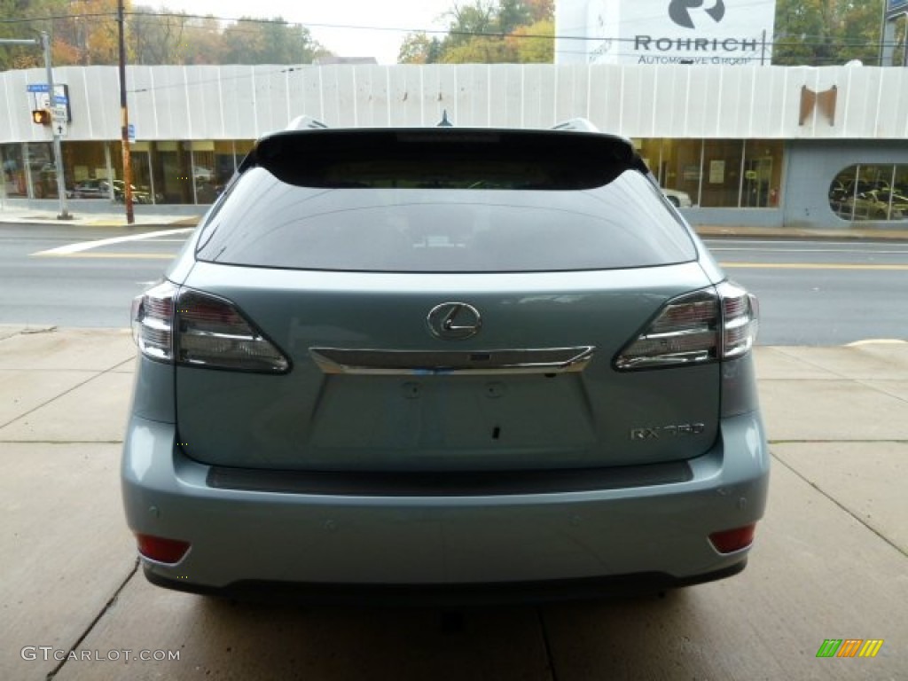 2012 RX 350 AWD - Cerulean Blue Metallic / Parchment photo #3