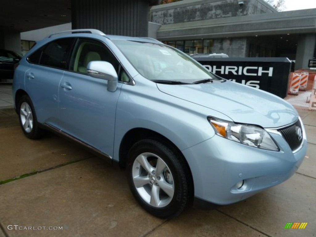 2012 RX 350 AWD - Cerulean Blue Metallic / Parchment photo #6