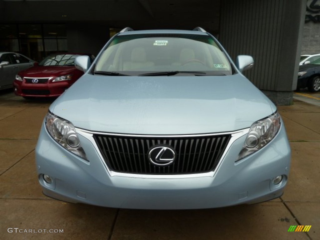 2012 RX 350 AWD - Cerulean Blue Metallic / Parchment photo #7