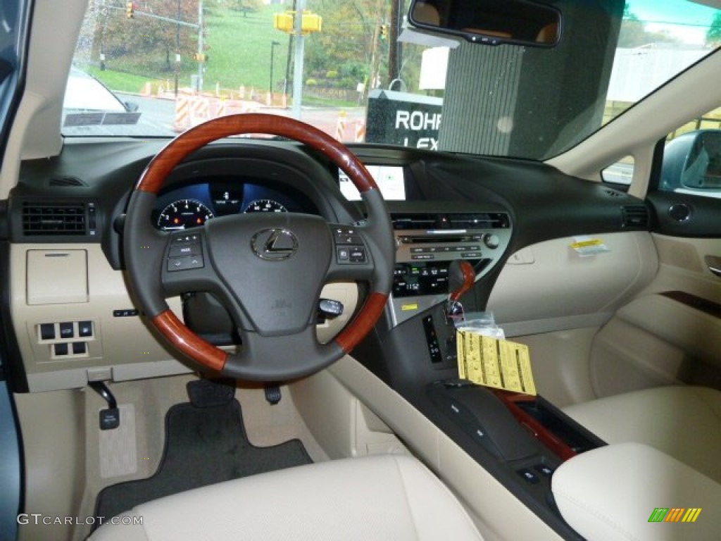 2012 Lexus RX 350 AWD Parchment Dashboard Photo #55826165
