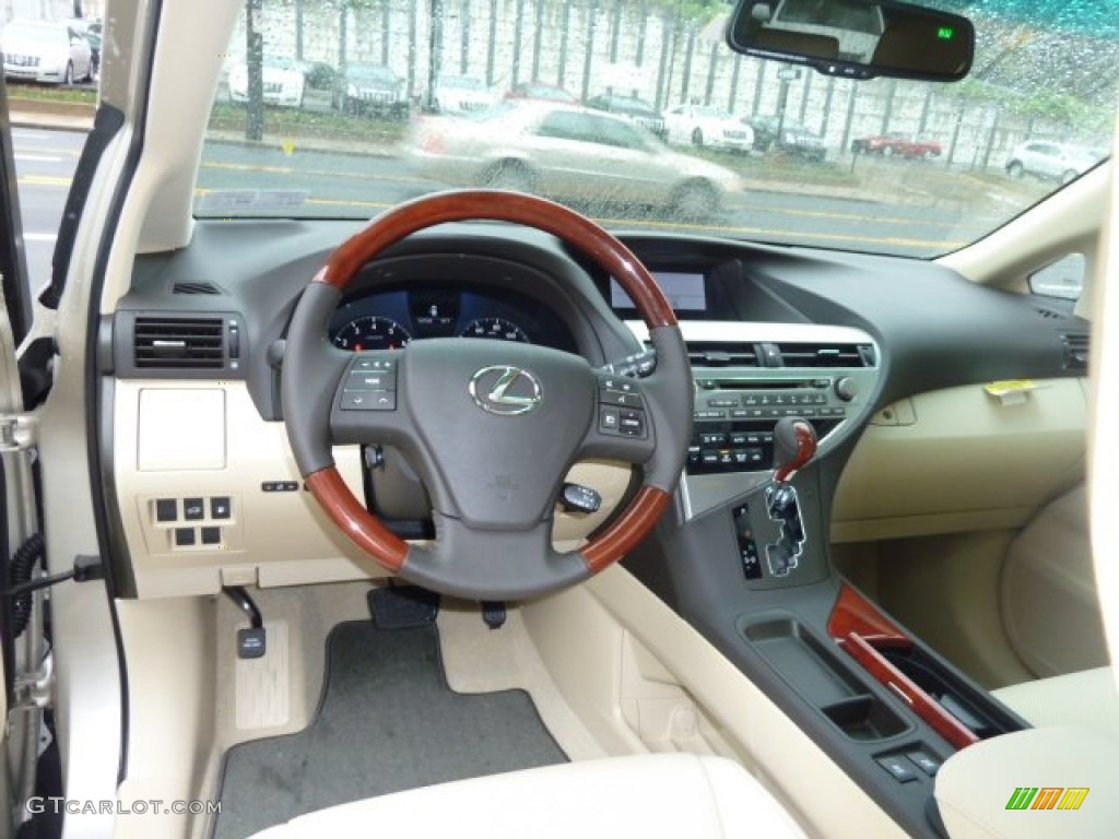 2012 Lexus RX 350 AWD Parchment Dashboard Photo #55826342