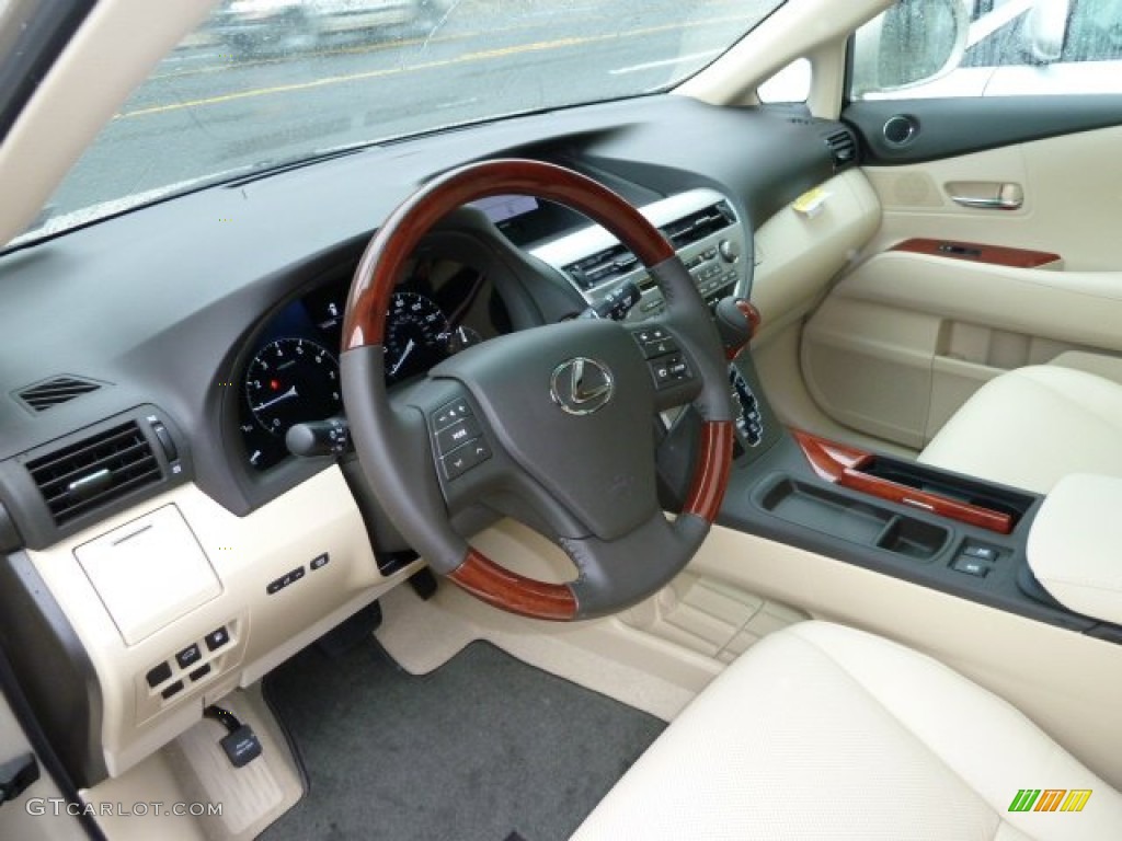 Parchment Interior 2012 Lexus RX 350 AWD Photo #55826369