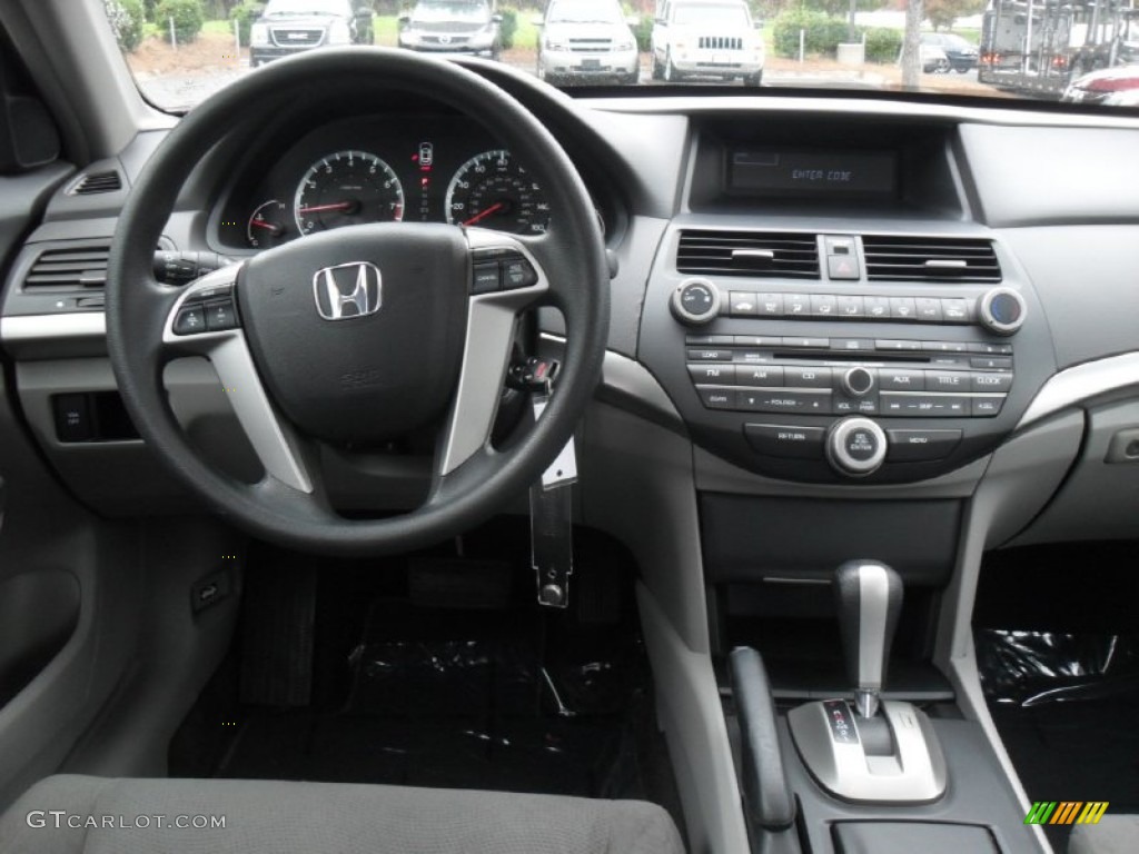 2009 Honda Accord EX V6 Sedan Gray Dashboard Photo #55826657