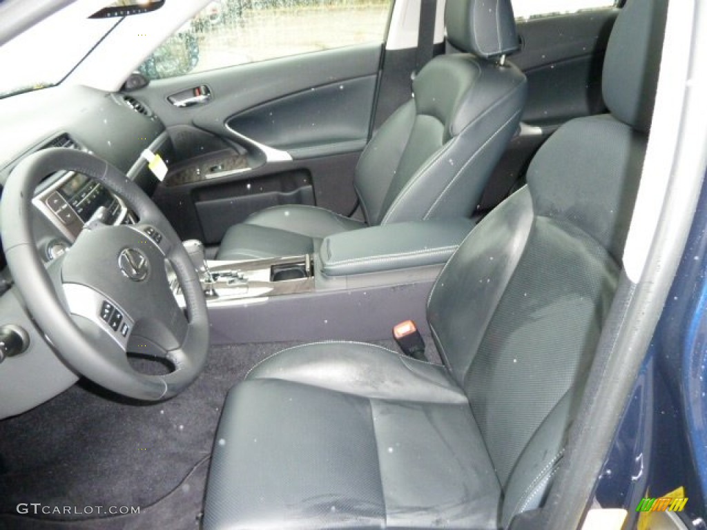 Black Interior 2011 Lexus IS 250 AWD Photo #55826660