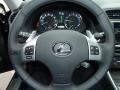 2011 Lexus IS Black Interior Steering Wheel Photo