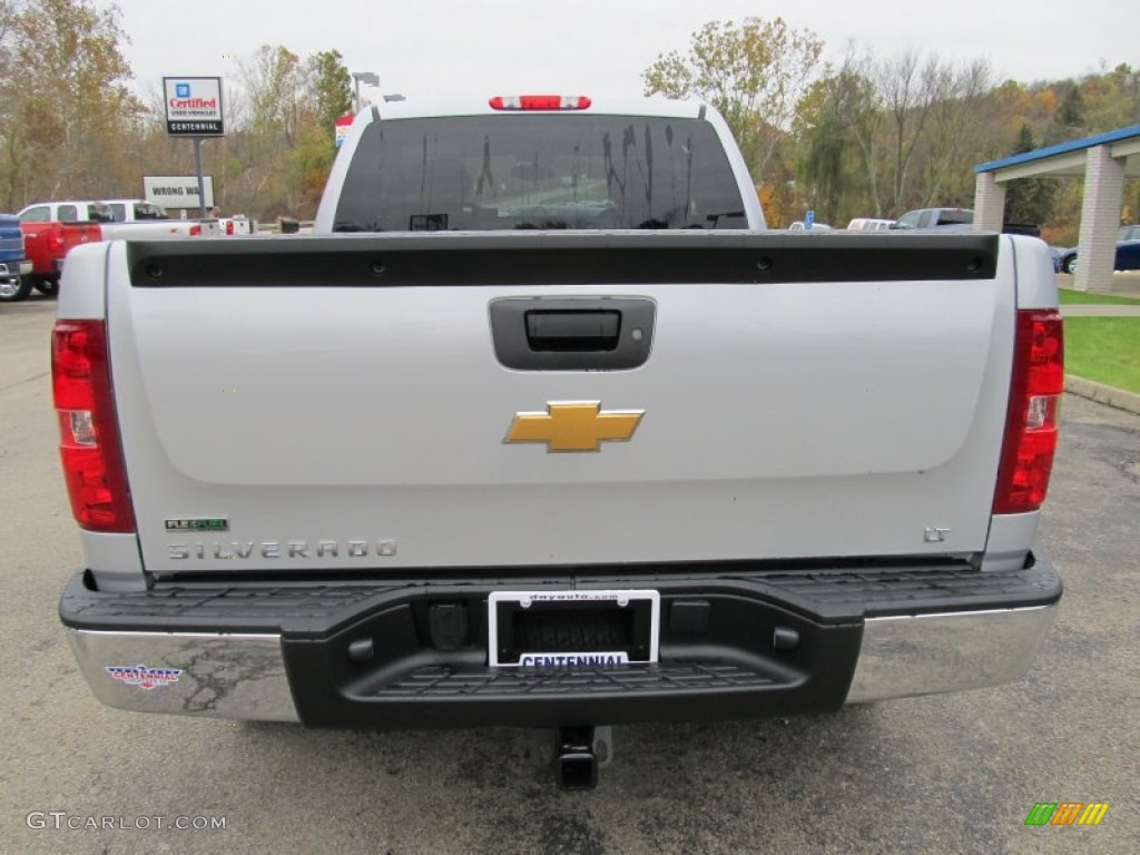 2012 Silverado 1500 LT Extended Cab 4x4 - Silver Ice Metallic / Ebony photo #3