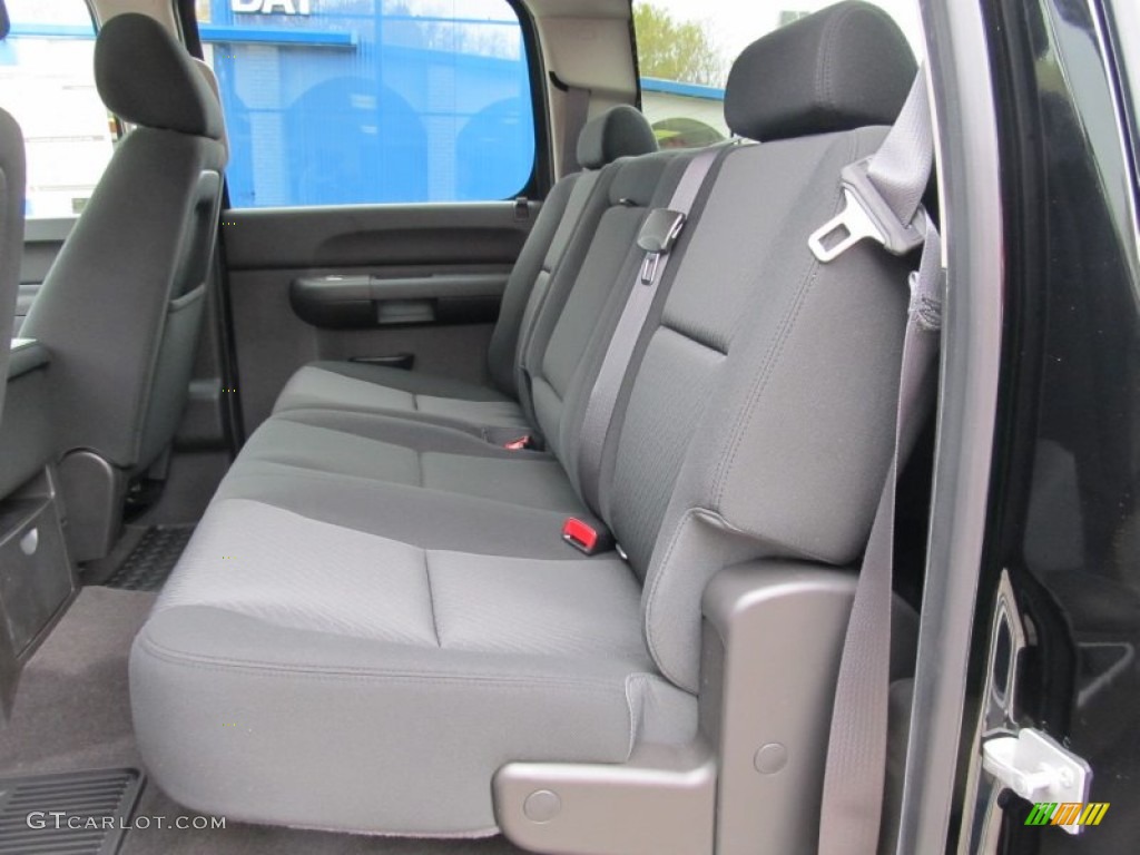 Ebony Interior 2012 Chevrolet Silverado 2500HD LT Crew Cab 4x4 Photo #55826978