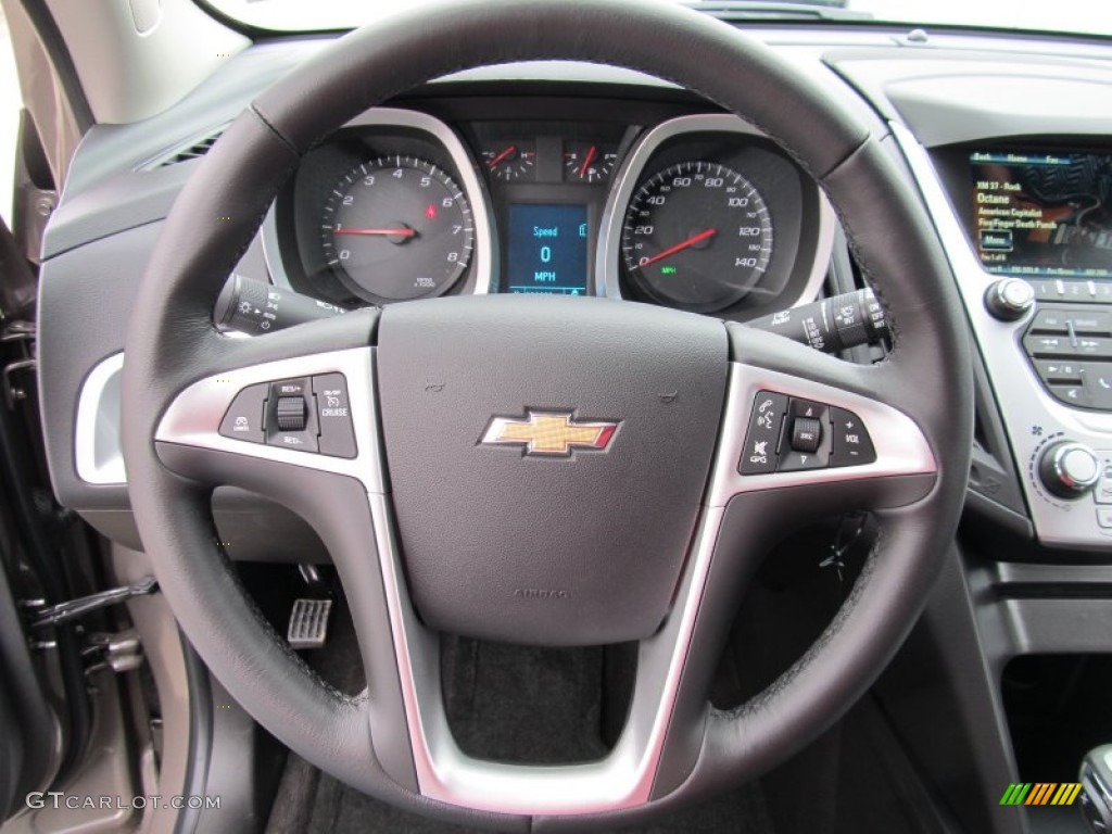 2012 Equinox LT AWD - Mocha Steel Metallic / Light Titanium/Jet Black photo #10