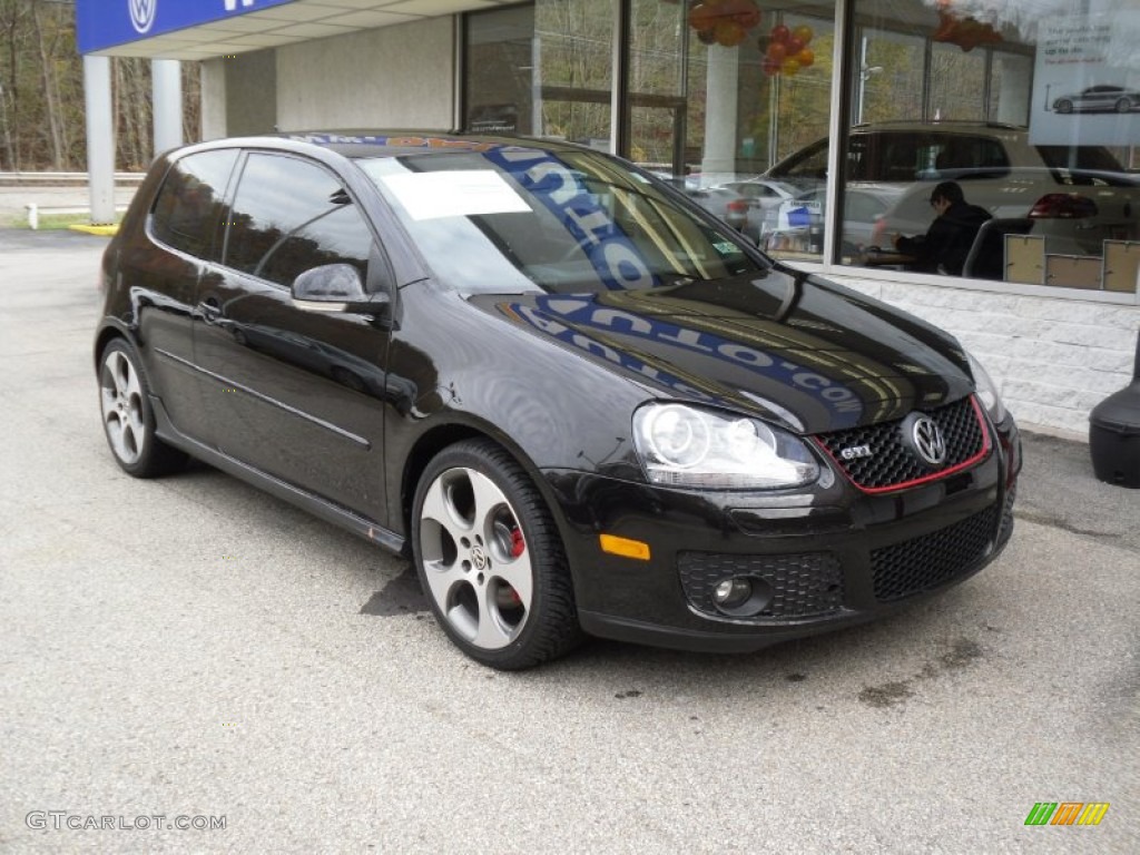 Black Magic Metallic 2009 Volkswagen GTI 2 Door Exterior Photo #55827320