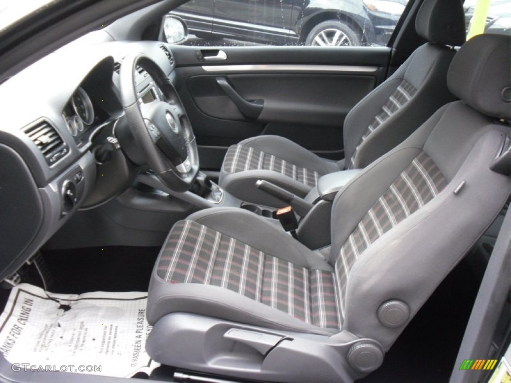Interlagos Black Cloth Interior 2009 Volkswagen GTI 2 Door Photo #55827377