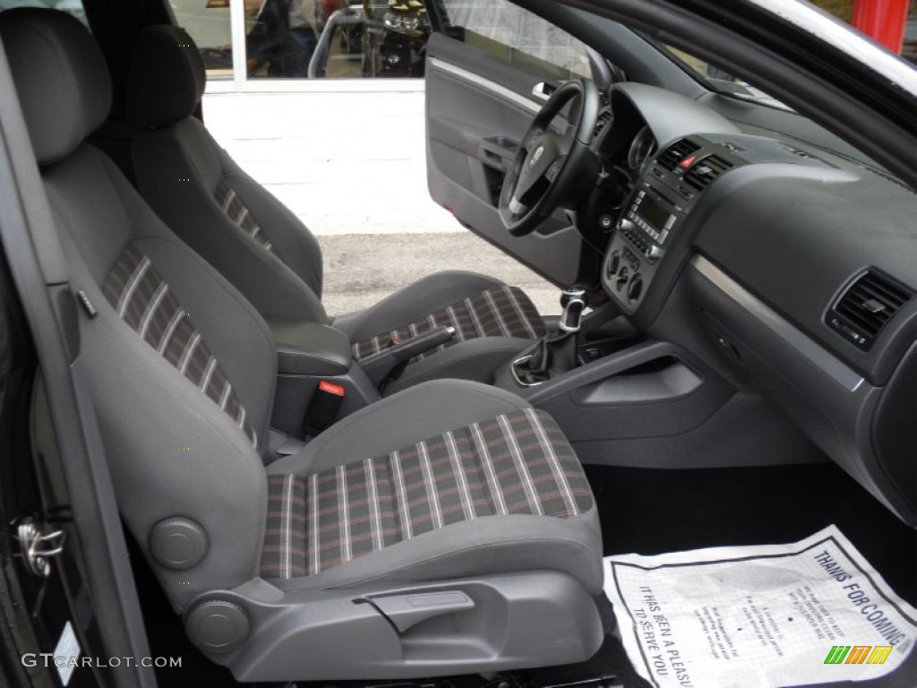 Interlagos Black Cloth Interior 2009 Volkswagen GTI 2 Door Photo #55827395