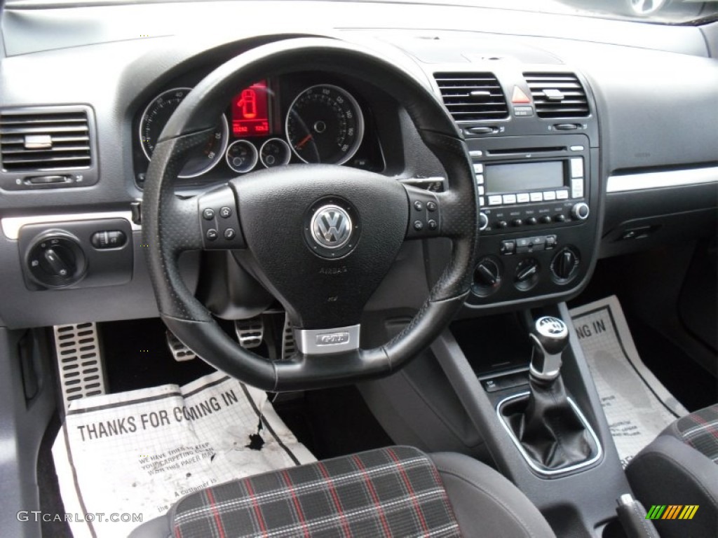 Interlagos Black Cloth Interior 2009 Volkswagen GTI 2 Door Photo #55827416