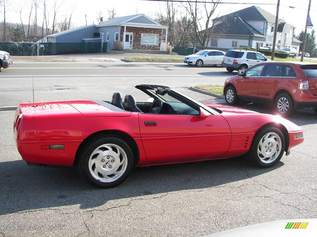 1994 Corvette Convertible - Torch Red / Black photo #4